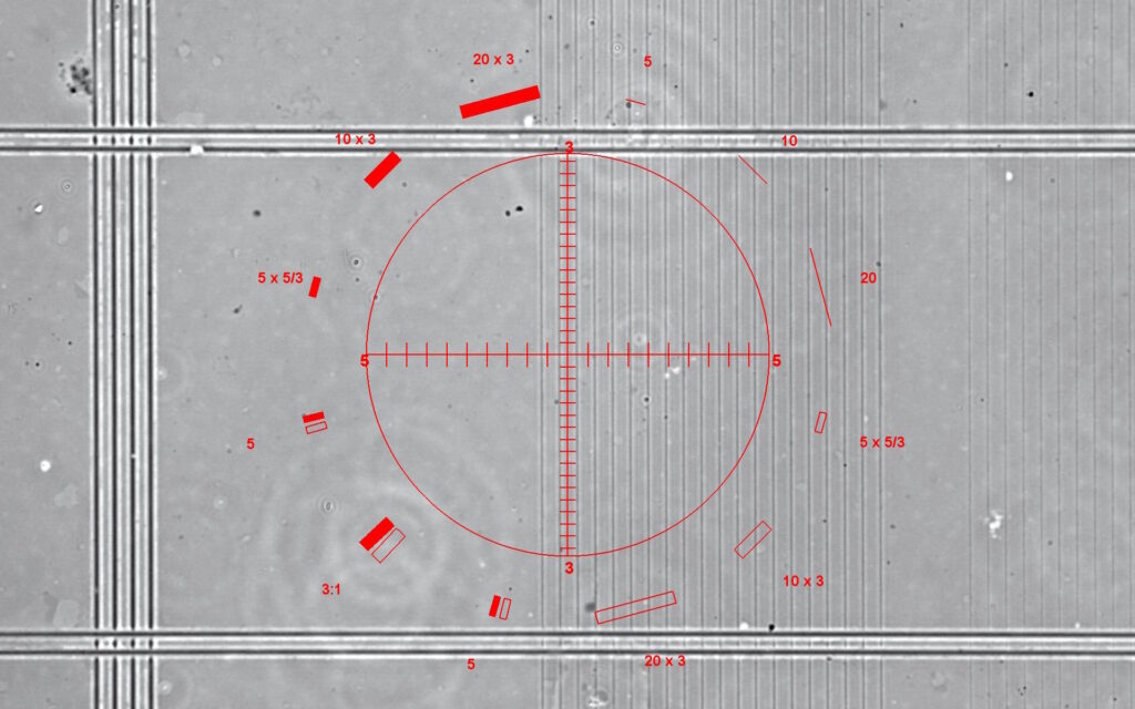 HSE/NPL Band NO.1, 2 와 Walton/Beckett Reticle
